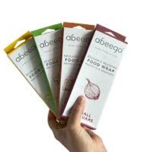 Abeego Beeswax Food Wraps – 2 vegetables + 2 cheese wrap to keep food fresh reus